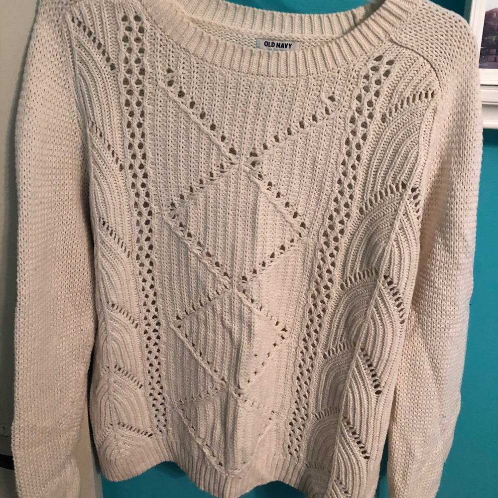 Cream sweater